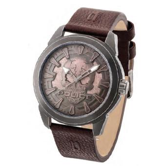 Police Mystery PL14637JSQU/62 Brown Leather Men Watches  