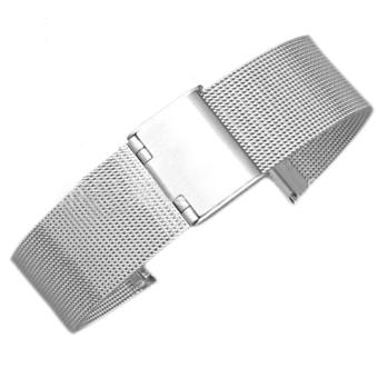 Premium Stainless Steel Milanese Loop Watch Band Replacement Wrist Strap Bracelet for CK Citizen Longines 18mm Silver  