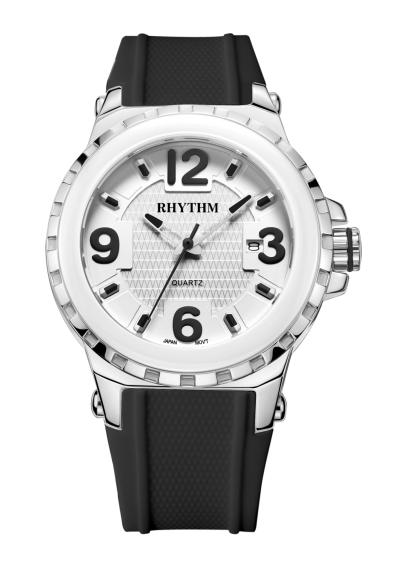 Rhythm Global Timepiece F1505R02 Jam Tangan Wanita - Hitam