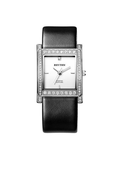 Rhythm Global Timepiece L1204L01 Jam Tangan Wanita - Hitam