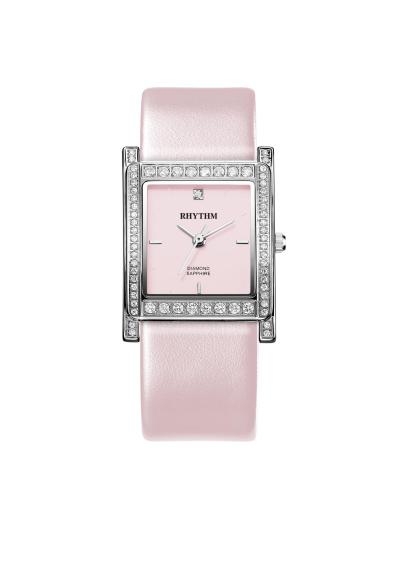 Rhythm Global Timepiece L1204L02 Jam Tangan Wanita - Pink