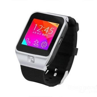 S28 Sport FM Radio For Android Touch Screen Bluetooth Men Smart Watch (Gold)- Intl  