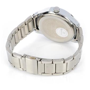 SINOBI Sun Designed Dial Water Resistant Quartz Wrist Watch (Silver)  