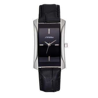 SINOBI waterproof Ladies Watch aliexpress selling simple atmospheric Ladies Watch-Black silver black (Intl)  