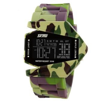 SKMEI 0817 Combat Green Army Edition Wristwatch  