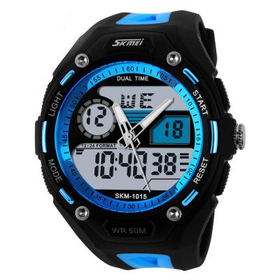 SKMEI 1015 Turbo Blue Edition Wristwatch - Jam Tangan Pria - Stainless Steel - Blue