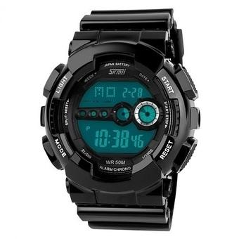SKMEI 1026 Black Eye Full Black Edition Wristwatch  