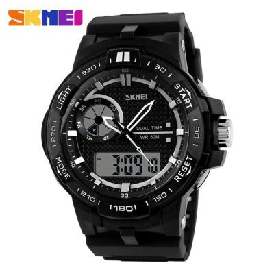 SKMEI Casio Men Sport LED Watch Water Resistant 50m - AD1070 - Black
