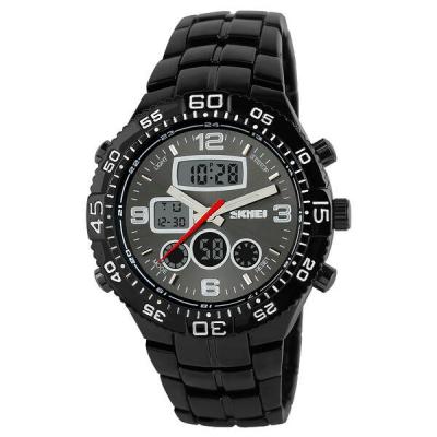 SKMEI Casio Men Sport LED Watch Water Resistant 50m - AD1030 - Black