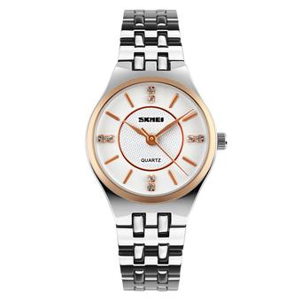 SKMEI Casio Woman Fashion Watch Water Resistant 30m - Rose Gold  