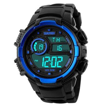 SKMEI S-Shock Sport Watch Water Resistant 50m - DG1113 - Hitam Biru  