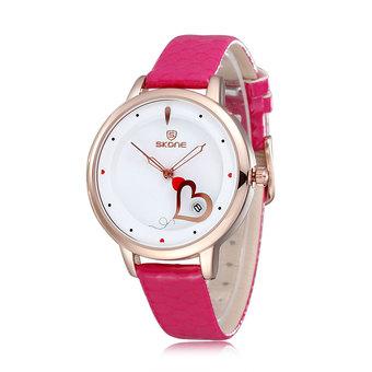SKONE Brand Fashion Casual Watches Clocks And Watches Relogios Femininos Watch Women-Rose  