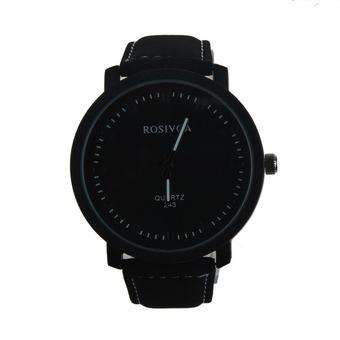 Scrub Forest Belt Tide Table Harajuku Style Curved Handsome Watch Black (Intl)  