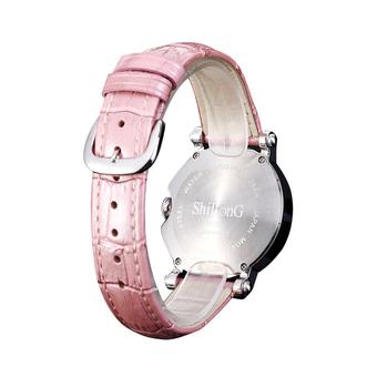 ShiLonG 8072L Women's Red Leather Strap Watch (Intl)  