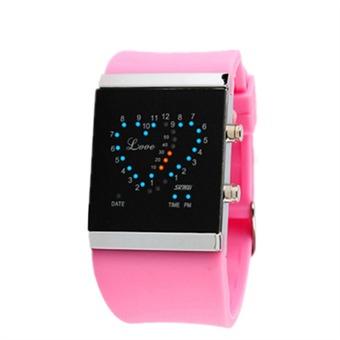 Skmei 0952B Women Casual Waterproof Quartz Watches Pink (Intl)  