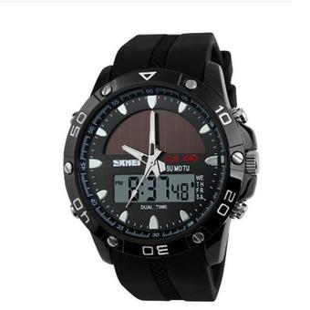 Skmei 1064 Men Sport Wristwatch Waterproof Outdoor Casual Watch Black  