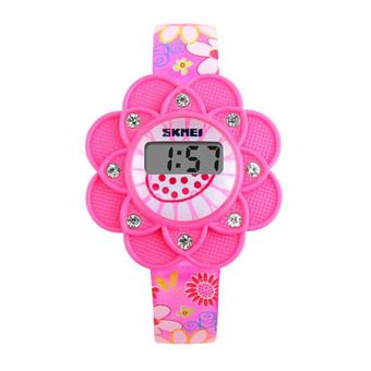 Skmei 1098 Kid Flower Shape LED Digital Quartz Wristwatch  