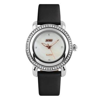 Skmei 9093 Women Stainless Steel Luxury Quartz Wrist Watch  
