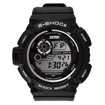 Skmei Unisex Black Rubber Starp Sport Wrist Watch 0939 (Intl)  