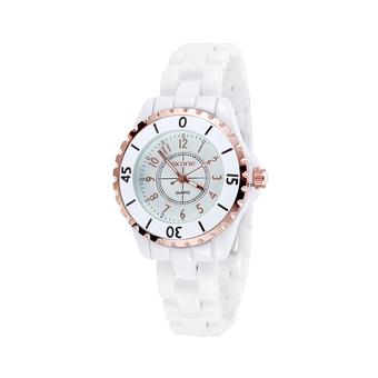Skone Women's White Ceramic Strap Watch 5002 (Intl)  