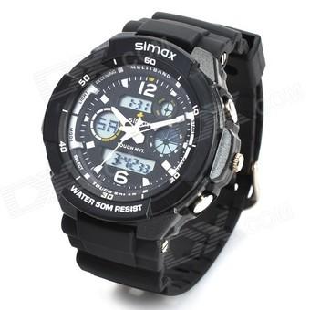 Sports Diving Wrist Watch w/ EL Backlight / Stopwatch / Alarm Clock (1 x CR2025 / 1 x LR626) (Intl)  