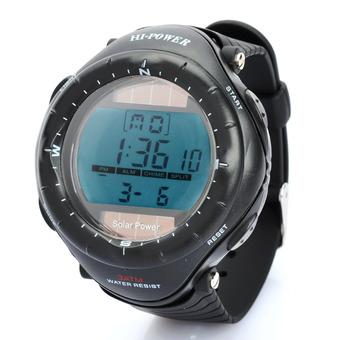 Sports Diving Wrist Watch w/ EL Backlit / Week / Stopwatch / Alarm Clock (Solar Powered / 1xCR2025) (Intl)  