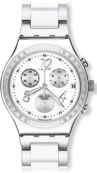 Swatch YCS511GC jam tangan pria stainles 40mm-silver