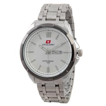 Swiss Army Mens Fashion - Silver - Stainless - SA 5090M SS SIL  