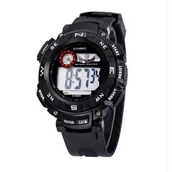 Synoke 89068 Sport Wristwatch Watch Men Casual Outdoor Watch Black  