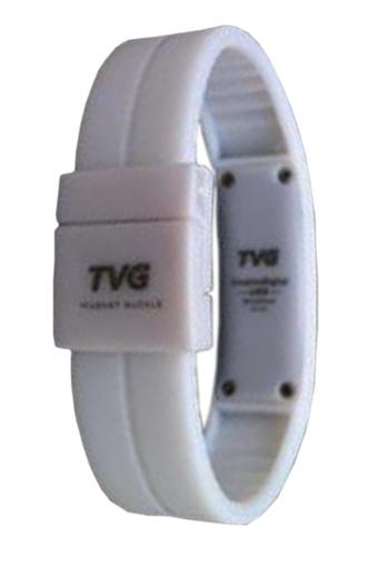 TVG Fashion Led Watch - Jam Tangan Pria - Putih - Strap Rubber  