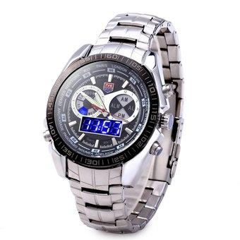 TVG KM-468 Seal Elite Military Sports Watch Dual Movement Digial LED Anolog Display Quartz Wristwatch (Intl)  