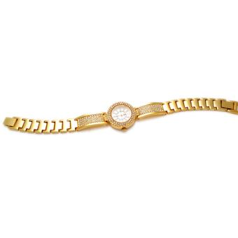 The Roman Womens Gold Stainless Steel Band Watch A053 (Intl)  