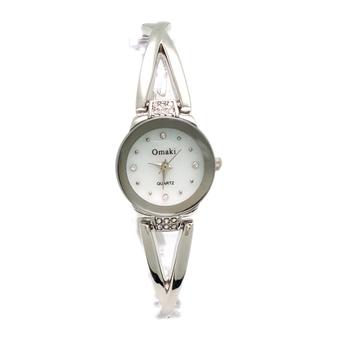 The Roman Womens Silver Stainless Steel Band Watch A009 (Intl)  
