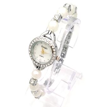 The Roman Womens Silver Stainless Steel Band Watch A012 (Intl)  