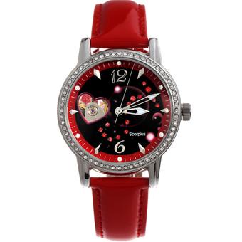 Time100 Constellation-Scorpius Genuine Leather Strap Automatic Mechanical Ladies Watch W80050L.08A - Intl  