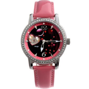 Time100 Constellation-Virgo Genuine Leather Strap Automatic Mechanical Ladies Watch W80050L.06A - Intl  