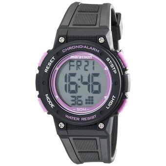 Timex Unisex TW5K84700M6 Marathon Digital Display Quartz Black Watch (Intl)  