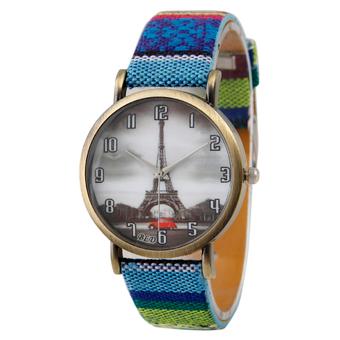 Timmy Queen Fashion Watch - Biru - Kulit - Timmy Vintage Paris BLUE  