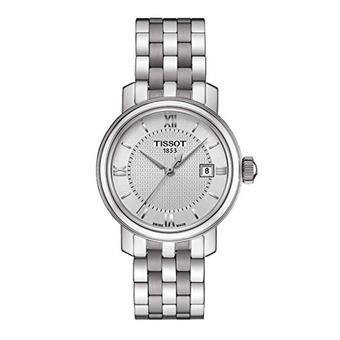 Tissot Bridgeport Quartz Silver Dial Silver Stainless Steel Ladies Watch T0970101103800 (Intl)  