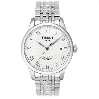 Tissot Le Locle Men's Silver Textured Dial Stainless Steel Mechanical Watch T41148333 - Intl  