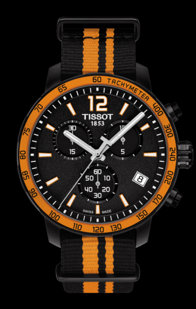 Tissot T-Sport Quickster Nato Chronograph T095.417.37.057.00 - Jam Tangan Pria - Hitam