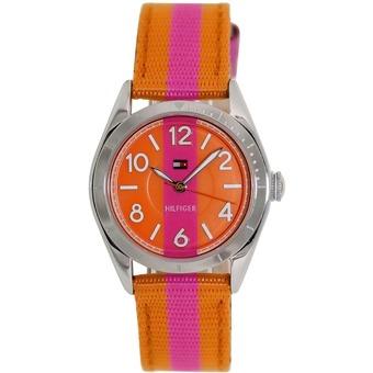 Tommy Hilfiger Classic Pink and Orange Strap Womens watch 1781296 (Intl)  