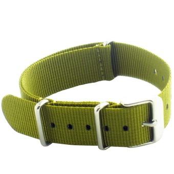 Twinklenorth 20mm Grass Green Nato Strap Nylon Military Watch Band Strap Watchband NATO-005 (Intl)  