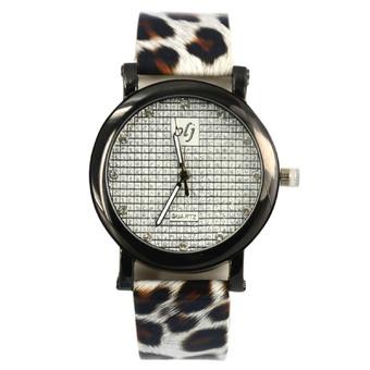 Vococal Fashion Leopard Lady Women Wrist Watch Quartz Wristwatch PU Leather Strap  