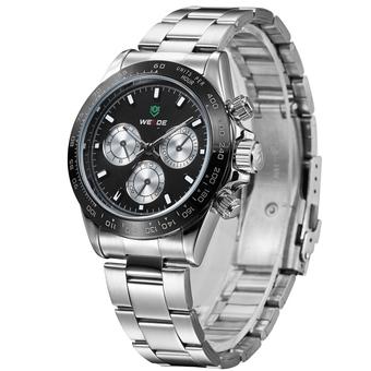 WEIDE 3309 Fashion Stainless Steel Waterproof Watch (Silver) (Intl)  