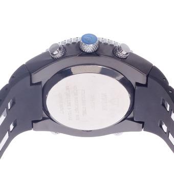 WEIDE WH-1107 Vogue Men's Quartz & LED Dual Time Display Wrist Watch (Black)  