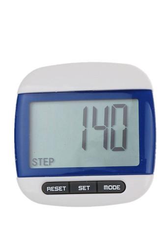 Waterproof LCD Calorie Counter Blue Jam Tangan  