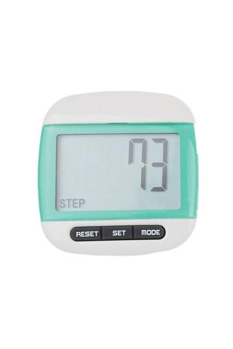 Waterproof LCD Run Step Pedometer Walking distance Calorie Counter Green Jam Tangan  