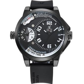 Weide Universe Series Dual Time Zone 30M Water Resistance - UV1501 - Hitam  