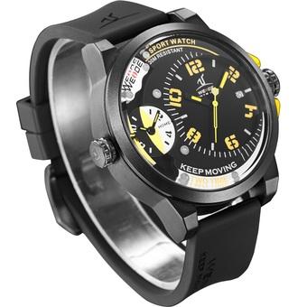 Weide Universe Series Dual Time Zone 30M Water Resistance - UV1501 - Black  